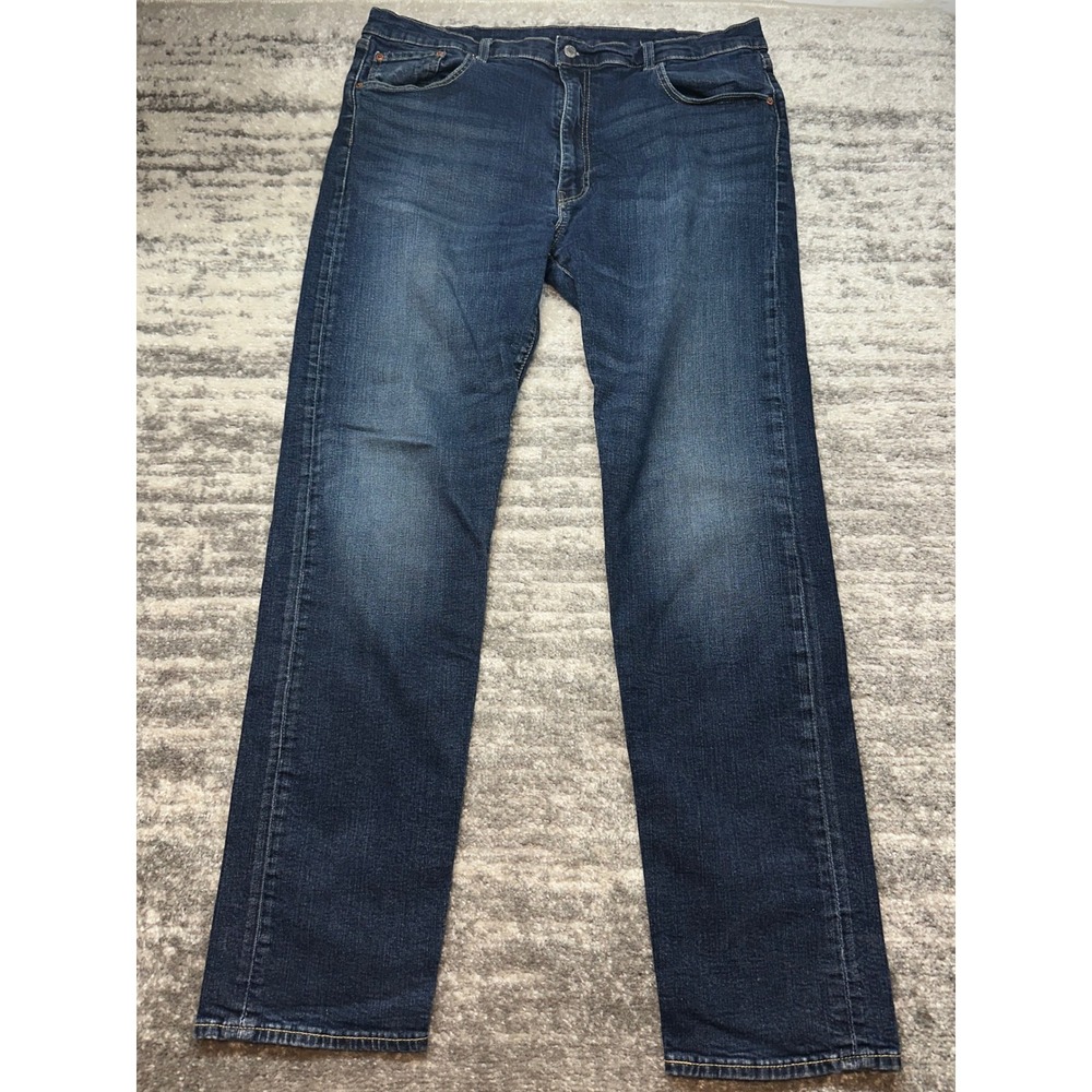 Levi Strauss 502 Jeans Mens W40 L36 (32) Big E Premium Tapered Stretch Denim
